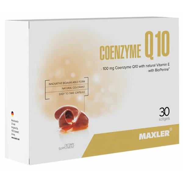 Coenzyme Q10, 30 капс Maxler